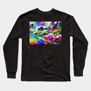 Color Globs | Rainbow Pool Long Sleeve T-Shirt